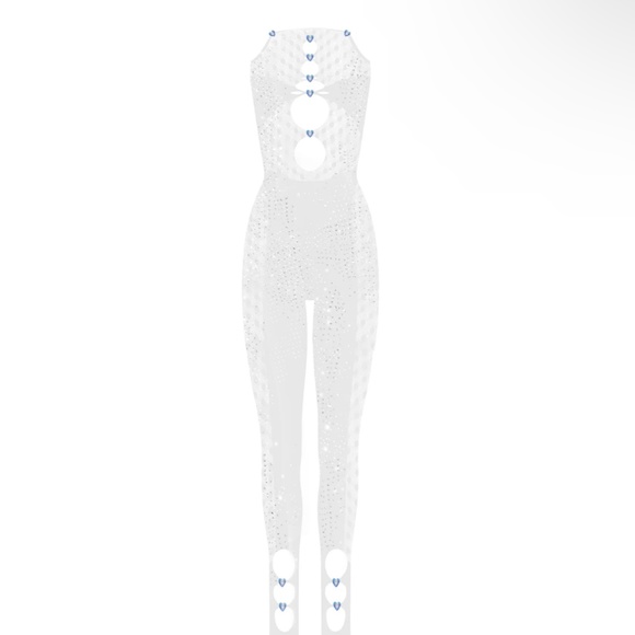 Rhinestoned Janice Jumpsuit - Picture 1 of 3